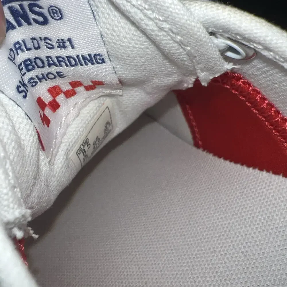 Vans Authentic Pro Pop Cush True White Men Size 8.5/Women 10 NEW.NWOB